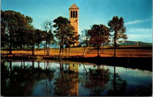 Luray Singing Tower Reflecting Sunset Belle Brown Borthcott Memorial Postcard 