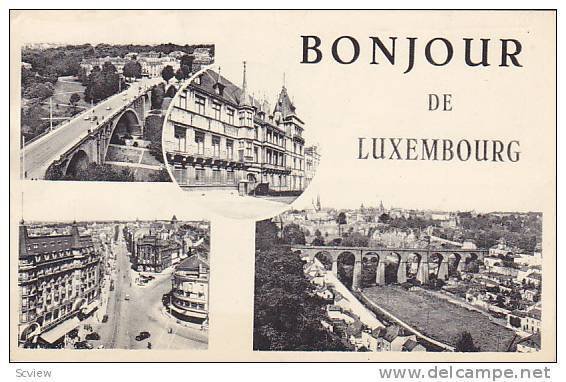 4-Views, Bridges, Bonjour De Luxembourg, 1900-1910s