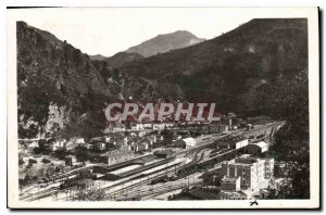 Postcard Old Breil sur Roya Station District