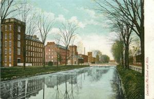 ME, Lewiston, Maine, Canal and Mills, Hugh C. Leighton No. 461