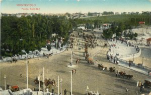 Vintage Postcard Montevideo Uruguay Playa Ramirez