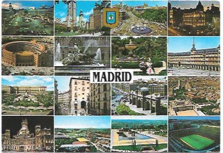 Madrid Spain.  'Different Aspects'.  16 pictures of the best of Madrid