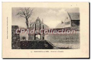 Postcard Old Porte Montreuil sur Mer Citadel