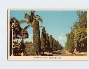 Postcard Wells Road, Palm Beach, Florida