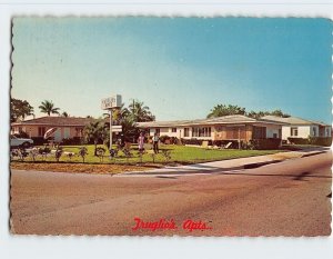 Postcard Vincent & Josephine Lo Truglio's Apartments Hollywood Florida USA