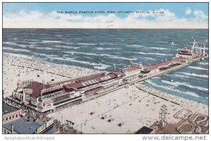 New Jersey Atlantic City The World Famous Steel Pier 1942