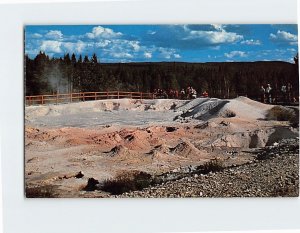 Postcard Fountain Paint Pots Yellowstone National Park Wyoming USA