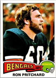 1975 Topps Football Card Ron Pritchard Cincinnati Bengals