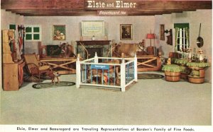 Vintage Postcard Elsie Elmer & Beauregard Are Traveling Representatives