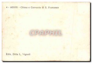 Modern Postcard Assisi Chiesa e Convento di S. Francesco