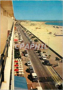 Modern Postcard Canet Plage ((Pyrenees Orientales) The Promenade Cote Vermeil...