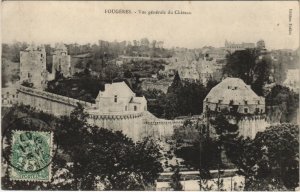 CPA Fougeres vue generale du Chateau (1237553)