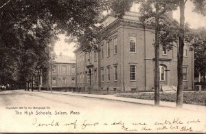 Massachusetts Salem The High Schools 1907