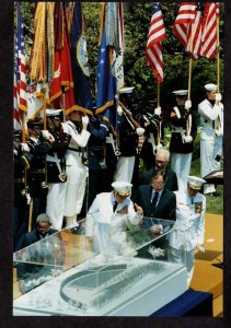 DC President George Bush Korean War Veterans Washington Postcard Political PC