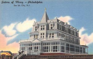 Sea Isle City, New Jersey Sisters of Mercy Philadelphia c1940s Vintage Postcard
