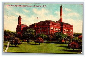 Vintage 1911 Postcard Panoramic View Bureau Printing & Engraving Washington DC