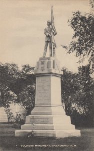 WOLFEBORO, New Hampshire, 1910-20s; Soldier's Monument