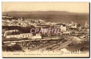 Old Postcard Tanger outlet Vue Generale De La Villa De France Morocco