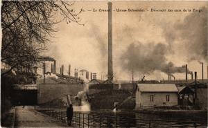 CPA LE CREUSOT - Usines SCHNEIDER - Deversoir des eaux de la Forge (637766)