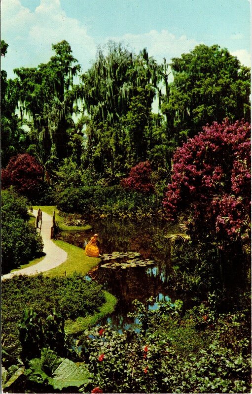 Princess Flower Royalty Bloom Florida Cypress Gardens FL Postcard VTG UNP Unused 