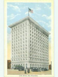 Unused W-Border CLIFT HOTEL San Francisco California CA hr9155