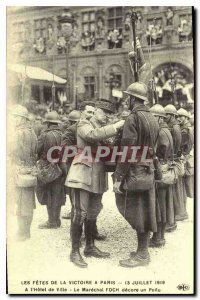 COPY The Holidays Victory in Paris July 13, 1919 in the City Hotel Le Marecha...