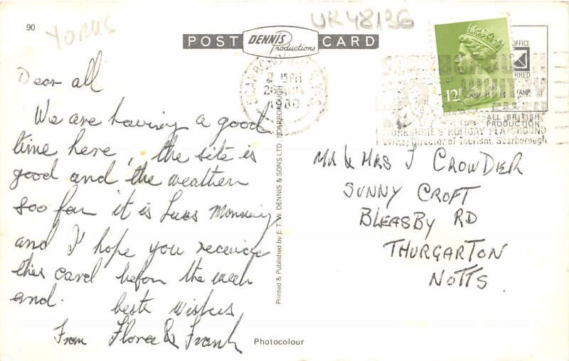 uk48136 scarborough castle and south bay  uk