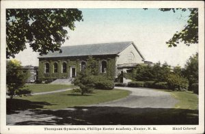 Exeter New Hampshire NH Thompson Gymnasium c1900s-20s Postcard