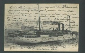 1905 PPC France Steamer Ship