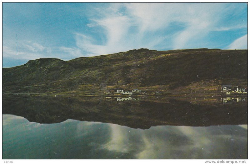 Reflections in the glooming at SPANIARDS BAY, Conception Bay Peninsula, Newf...