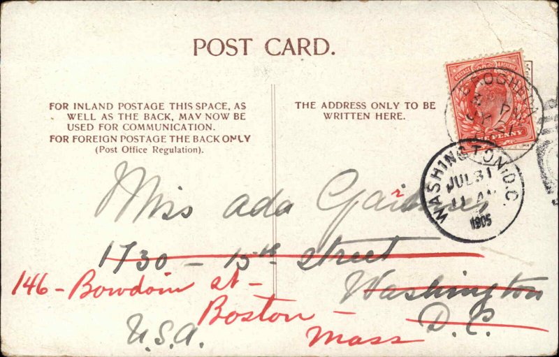 Wicklow Ireland Bary County Water View c1910 Vintage Postcard