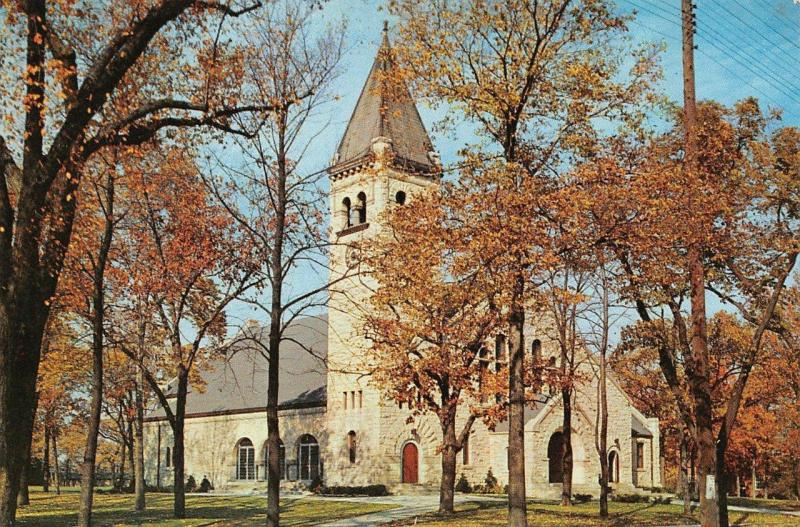 WI, Wisconsin         BELOIT COLLEGE    Edward Dwight Eaton Chapel      Postcard