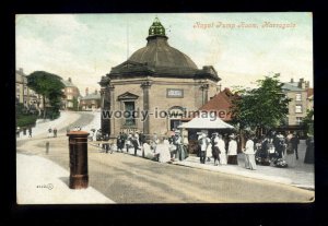 aj0731 - Yorks - The Royal Pump Room , Harrowgate in the early 1900s - postcard