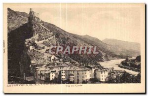 Old Postcard General view Entrevaux