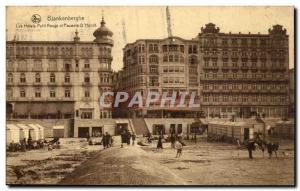 Old Postcard Blankenberghe The red Small hotels and Pauwels d & # 39hondt