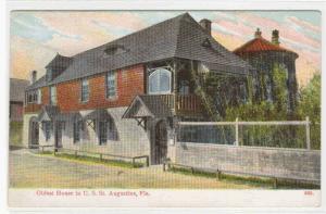 Oldest House St Augustine Florida 1910c Stern postcard