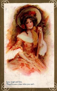 Woman in Yellow Dress