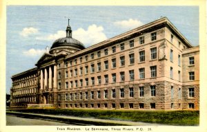 Canada - Quebec, Trois Rivieres. The Seminary