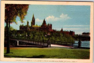 Postcard BRIDGE SCENE Ottawa Ontario ON AK4977