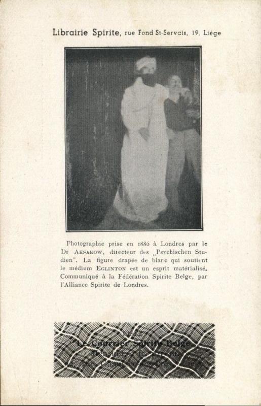 Ghost Photograph, Librairie Spirite, Le Courrier Spirits Belge (1910s) X