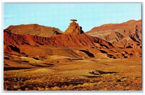 c1950 Mexican Hat Rock Formation Landscape Valley Southeastern Utah UT Postcard