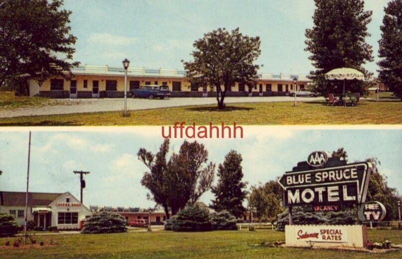 BLUE SPRUCE MOTEL & Coffee Shoppe VALATIE NY Your Hosts Albert and