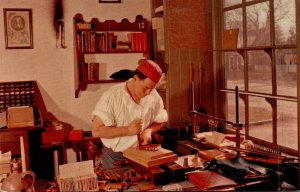 Virginia Williamsburg The Bookbinder