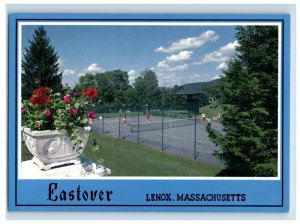 Vintage Eastover Tennis Court Lenox Massachusetts. Postcard #5D E