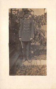 Military Man Real Photo 1911 