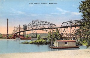 High Bridge High Bridge  - Winona, Minnesota MN Postcard
