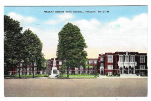 Findley Senior High School, Findley, Ohio VTG Linen