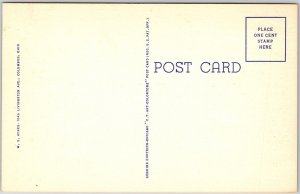 Columbus Ohio OH, Baker Hall, Ohio State University Building, Vintage Postcard