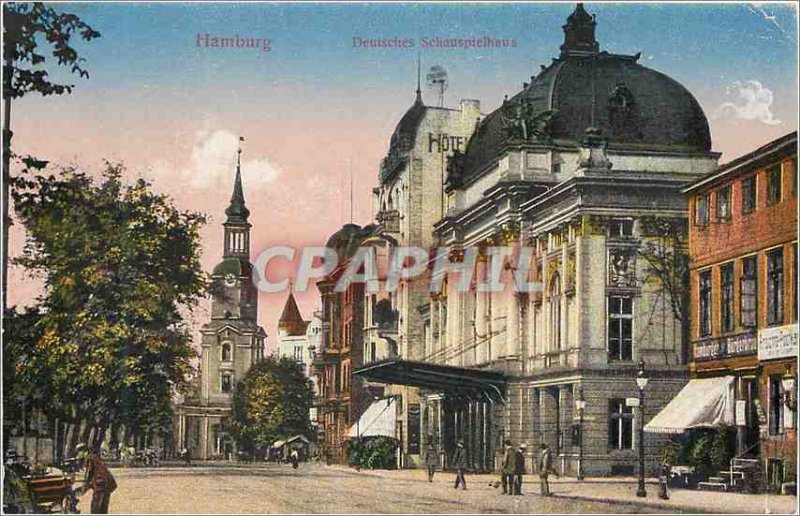 Old Postcard Hamburg Deutsche Schauspielhaus