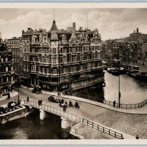 c1940s Amsterdam, Netherlands RPPC De L'Europe Restaurant Excelsior Photo A187